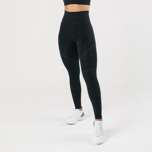 Alphalete OG Revival Leggings, Black Marl, Small